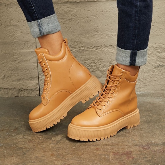 East Lion Corp Platform Combat Boots - Picture 7 of 7